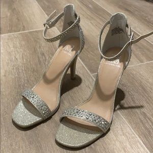 Sparkly Champagne Gold Heels